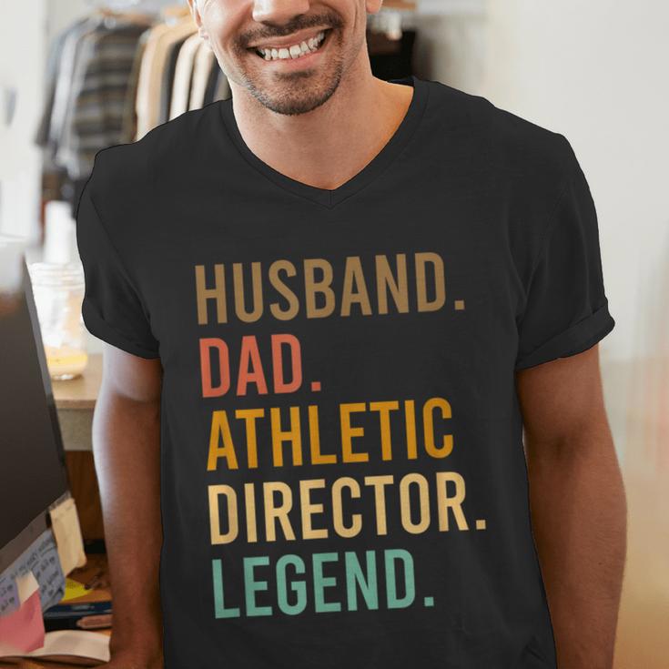 Husband Dad Athletic Director Legend Athletic Directors Men's V-Neck T-Shirt