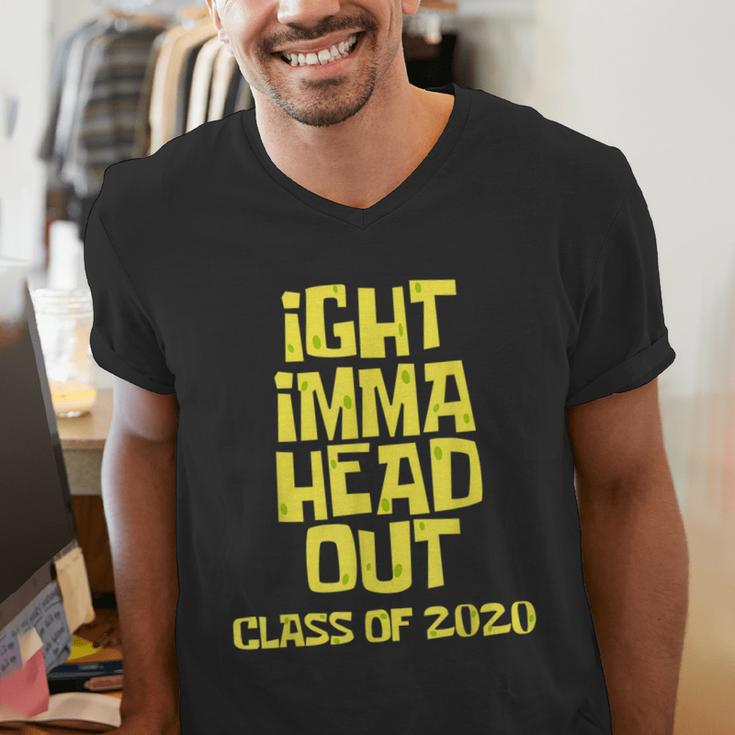 Ight Imma Head Out Class Of 2020 Graduation Meme Men's V-Neck T-Shirt