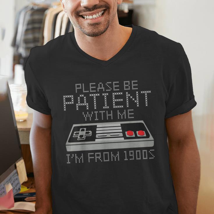 I'm From The 1900s Retro 90s Gaming Gamer Tee Men's V-Neck T-Shirt I'm From The 1900s Retro 90s Gaming Gamer Tee Men's V-Neck T-Shirt