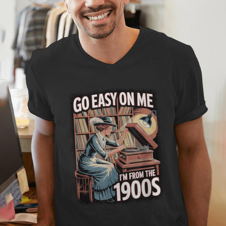 I'm From The 1900s Vinyl Record Lover For Women Men's V-Neck T-Shirt