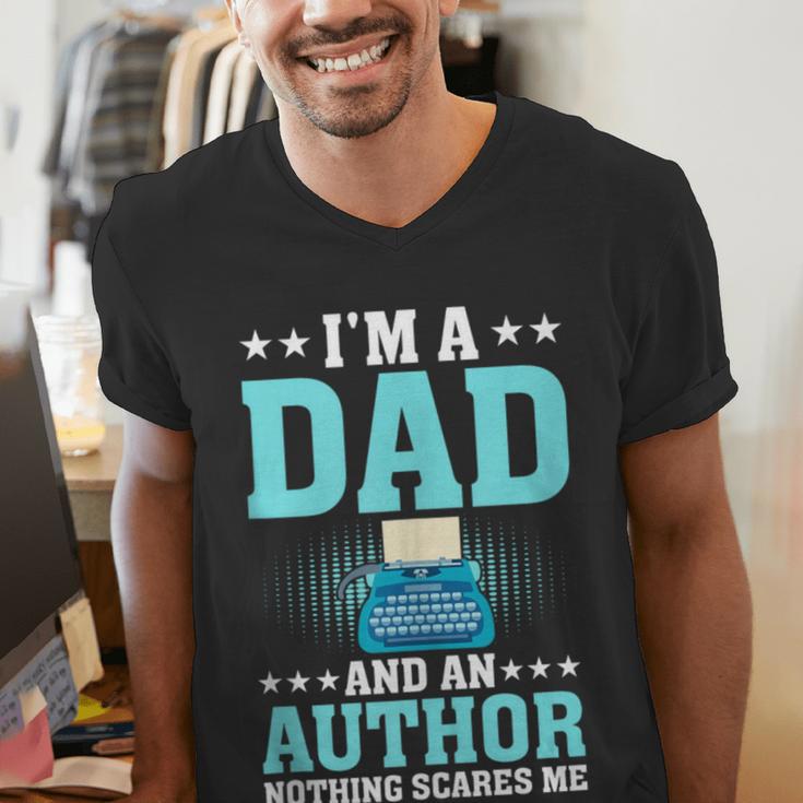 I'm A Dad And An Author Book Writer Father Men's V-Neck T-Shirt