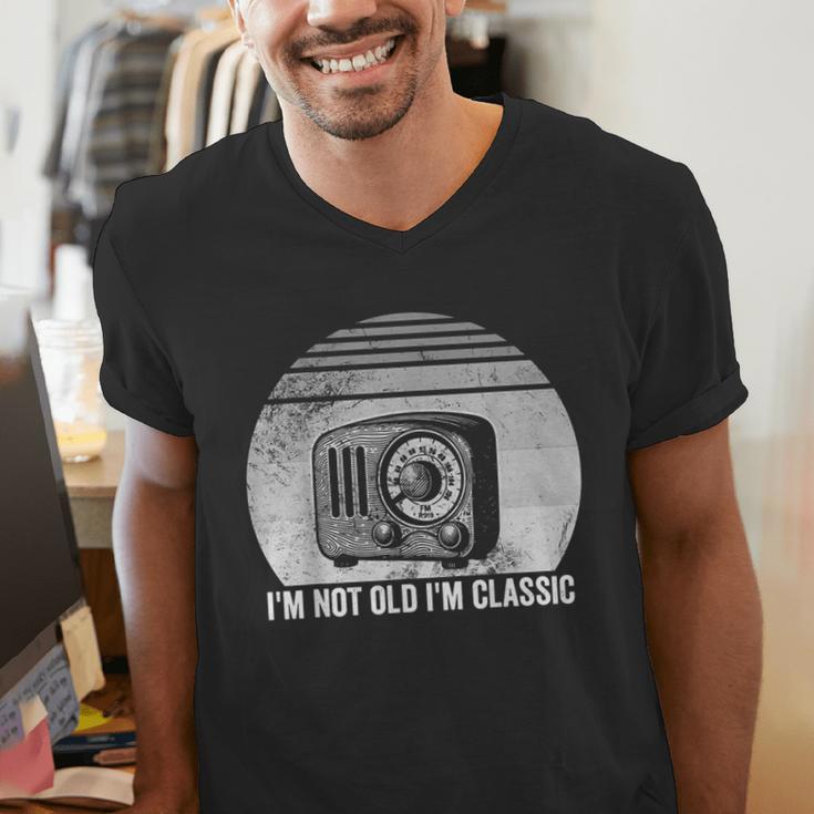 I'm Not Old I'm Classic Radio Retro Nostalgia Men's V-Neck T-Shirt