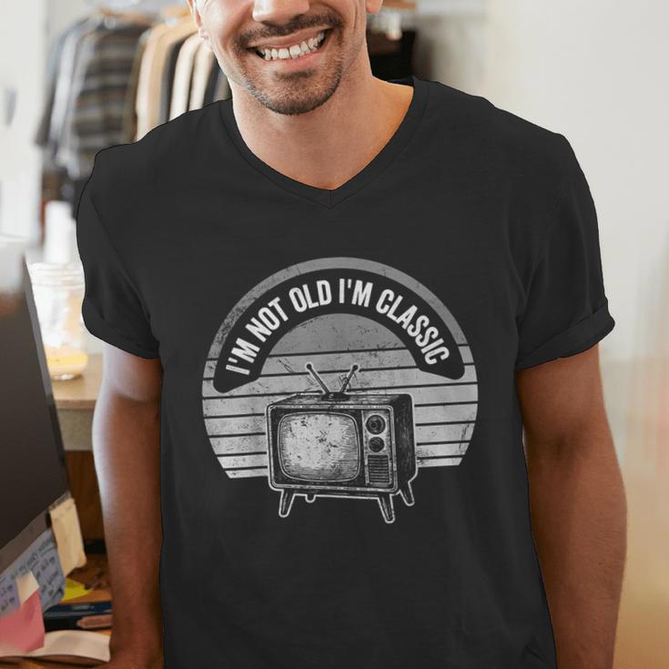 I'm Not Old I'm Classic Retro TV Nostalgia Men's V-Neck T-Shirt