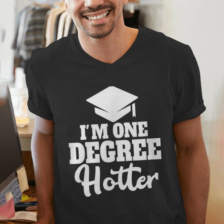 I'm One Degree Hotter Graduation Gag Seniors T-Shirt Men's V-Neck T-Shirt