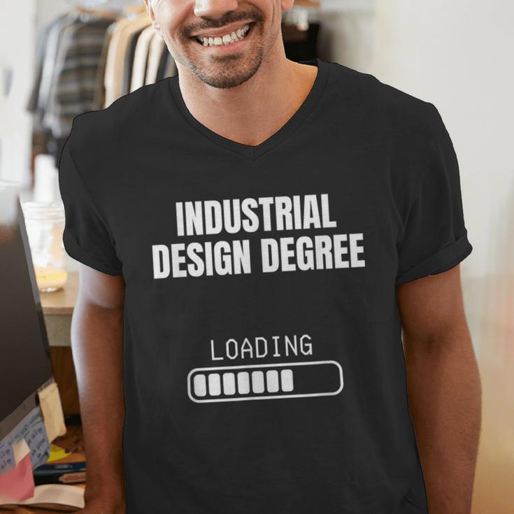 Industrial Degree Loading Student Graduation Men's V-Neck T-Shirt