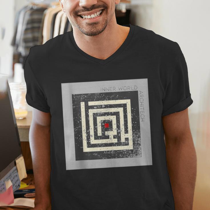 Inner World Architect Premium INTJ Tshirt Introvert Men's V-Neck T-Shirt