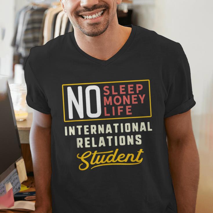 International Relations Major Student Shirt Graduation Men's V-Neck T-Shirt