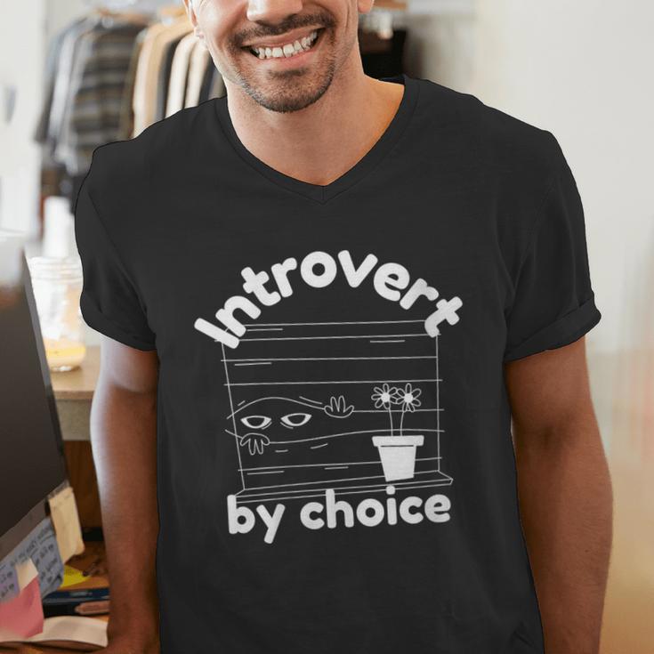 Introvert By Choice Men's V-Neck T-Shirt Introvert By Choice Men's V-Neck T-Shirt
