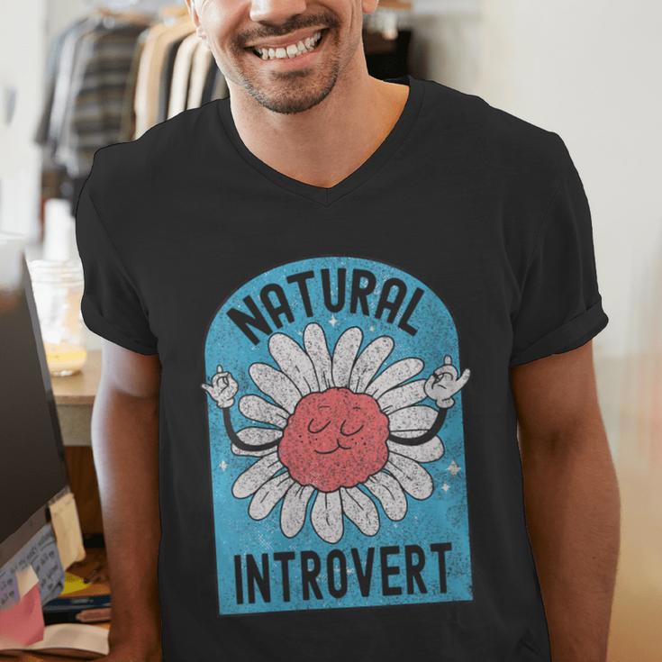 Introvert Cute Anti-Social Shy Person Inner Strength Men's V-Neck T-Shirt Introvert Cute Anti-Social Shy Person Inner Strength Men's V-Neck T-Shirt