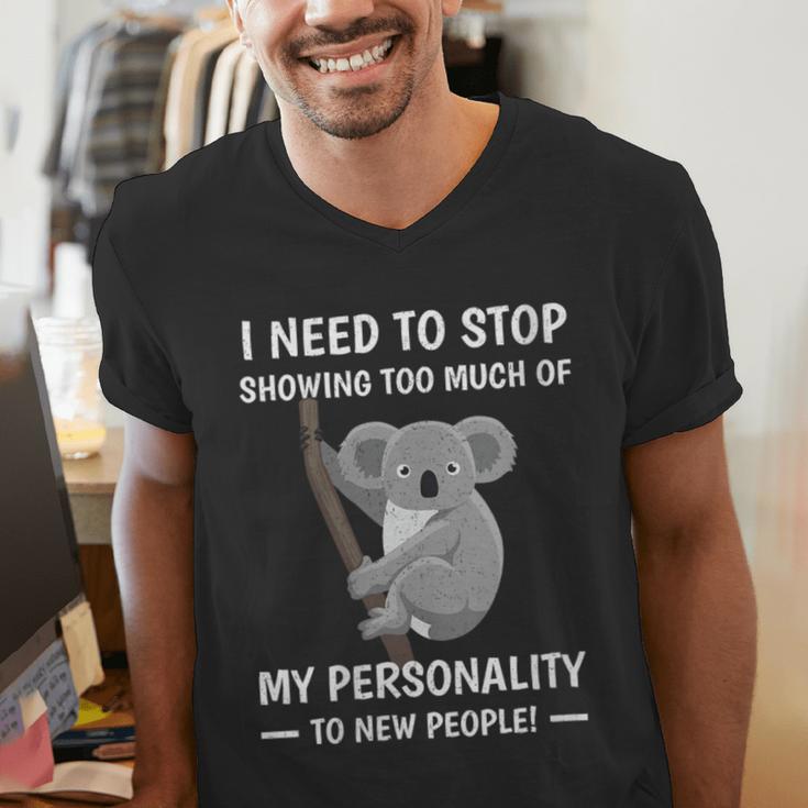 Introvert Fact Anti Socializing Extroversion Personality Men's V-Neck T-Shirt Introvert Fact Anti Socializing Extroversion Personality Men's V-Neck T-Shirt