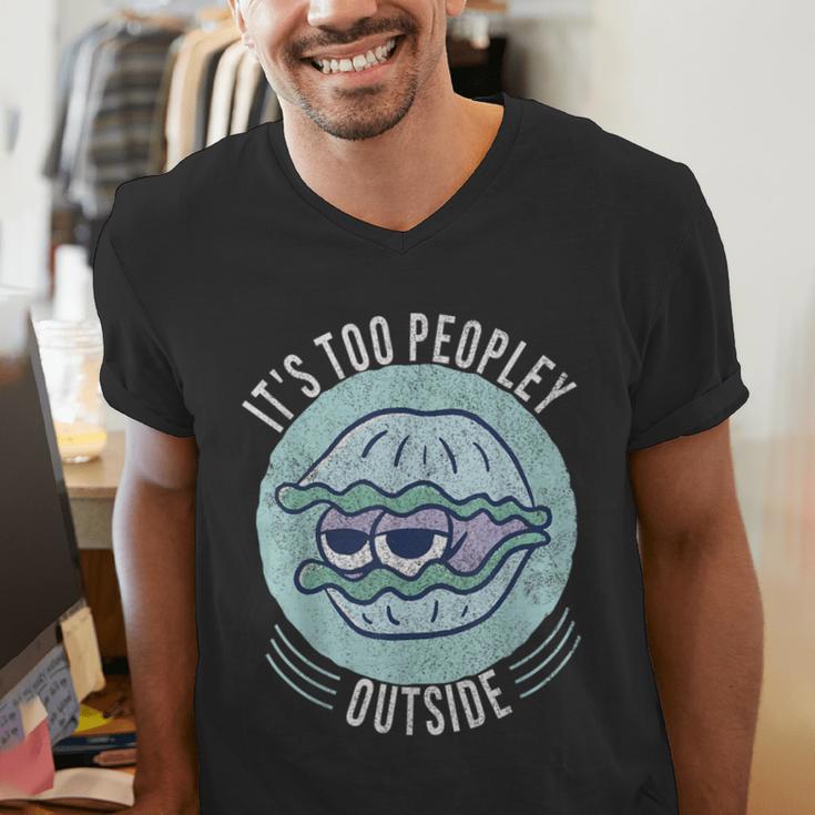 Introvert Too Peopley Anti-Social Shy Person Men's V-Neck T-Shirt Introvert Too Peopley Anti-Social Shy Person Men's V-Neck T-Shirt