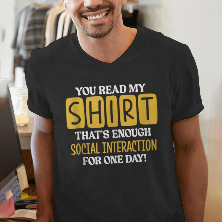 Introvert Quote Motivational For Men Women Kids Men's V-Neck T-Shirt Introvert Quote Motivational For Men Women Kids Men's V-Neck T-Shirt