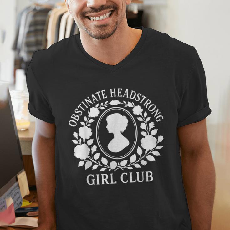Jane Austen Pride And Prejudice And Mr Darcy Book Lovers Men's V-Neck T-Shirt