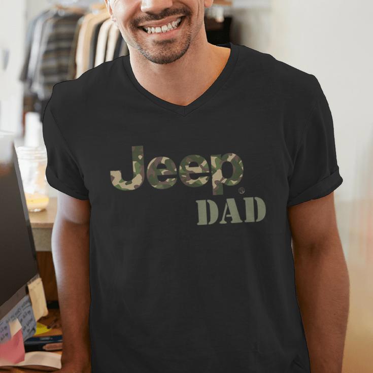 Jeep Dad Officially Licensed Men's V-Neck T-Shirt