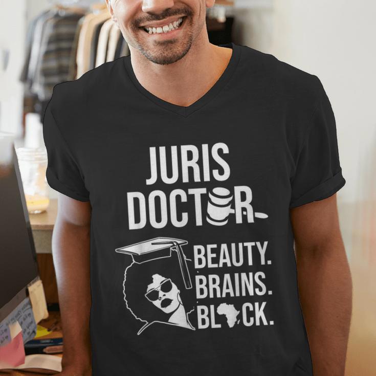 Juris Doctor Of Jurisprudence Law School Graduation Men's V-Neck T-Shirt