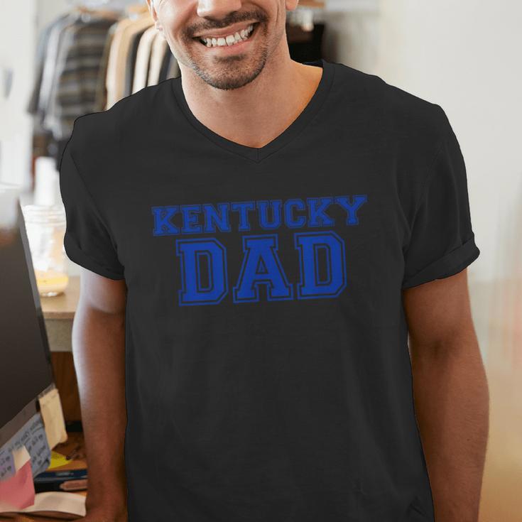 Kentucky Dad Tee Shirt Men's V-Neck T-Shirt Kentucky Dad Tee Shirt Men's V-Neck T-Shirt