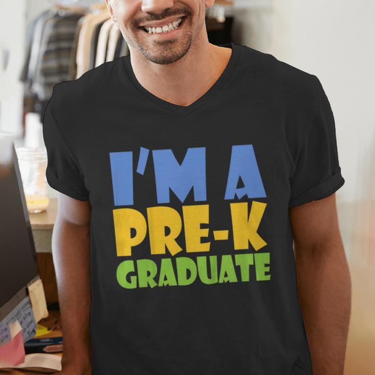 Kids Pre-K Graduate Shirt For Graduation 2018 Men's V-Neck T-Shirt