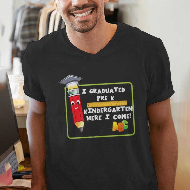 Kids Pre-K Graduation Kindergarten Here I Come Men's V-Neck T-Shirt