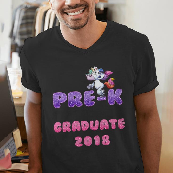 Kids Kids Pre-K PreSchool Unicorn GraduationShirt Men's V-Neck T-Shirt