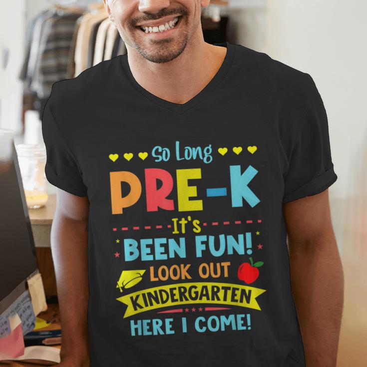 Kids So Long PRE-K It's Been Fun Graduation Men's V-Neck T-Shirt