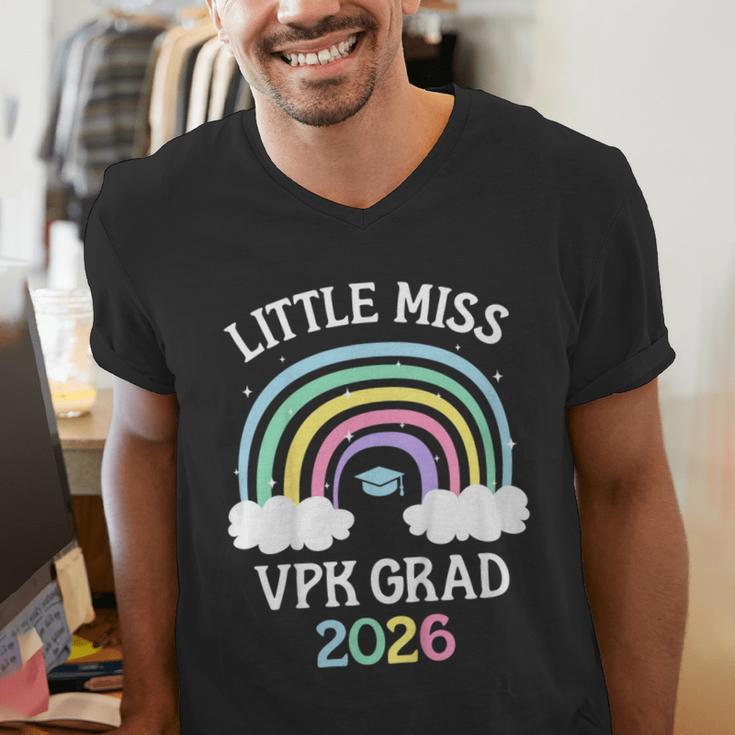 Kids VPK Graduation 2026 Rainbow VPK Grad Men's V-Neck T-Shirt