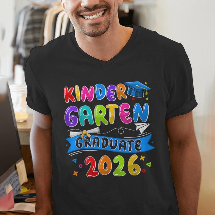 Kindergarten Graduate Kindergarten Class Of 2026 Graduation Men's V-Neck T-Shirt