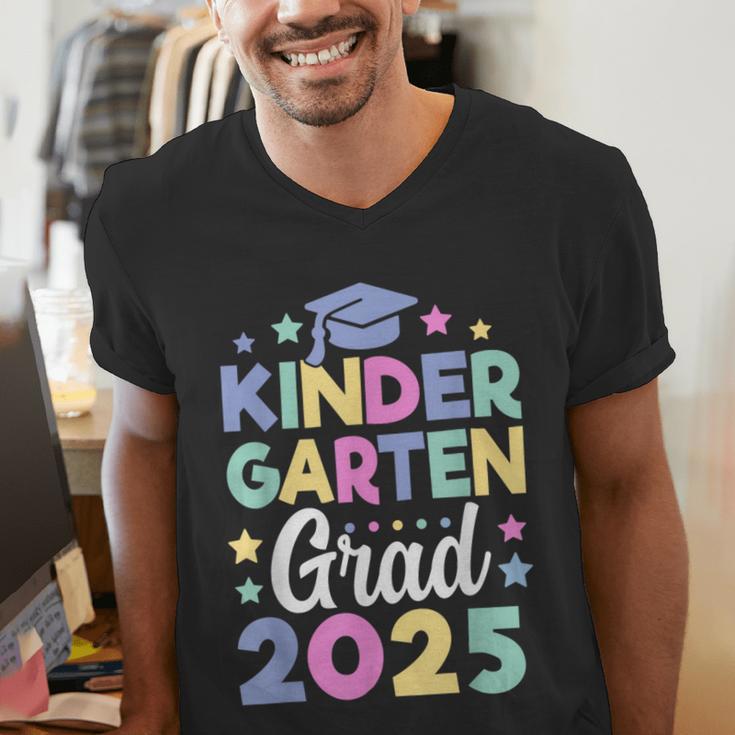 Kindergarten Graduation Kindergarten Grad Kid Girl Boy 2025 Men's V-Neck T-Shirt