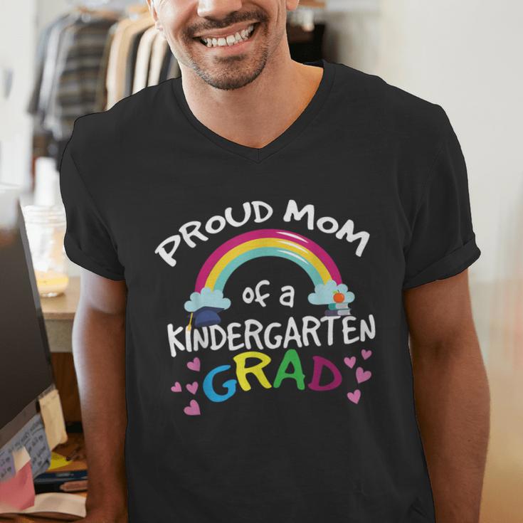 Kindergarten Graduation Proud Mom Son Daughter Men's V-Neck T-Shirt