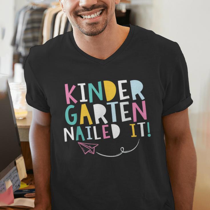 KINDERGARTEN Graduation TShirt 2018 Last Day Of School Men's V-Neck T-Shirt