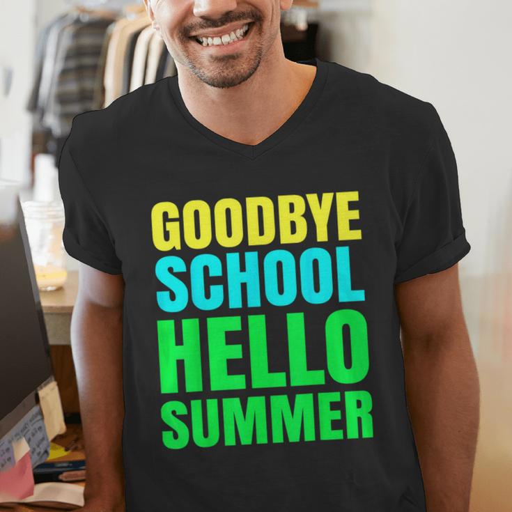 Last Day Of School Shirt Teacher Tee Graduation Men's V-Neck T-Shirt