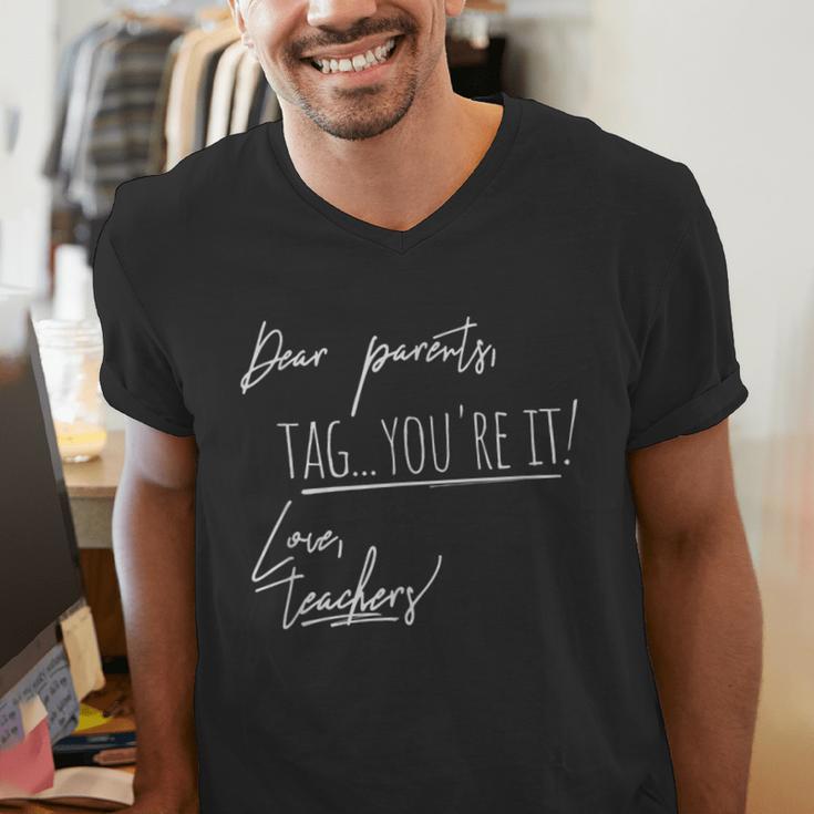 Last Day Of School Shirt For Teachers Graduation Men's V-Neck T-Shirt