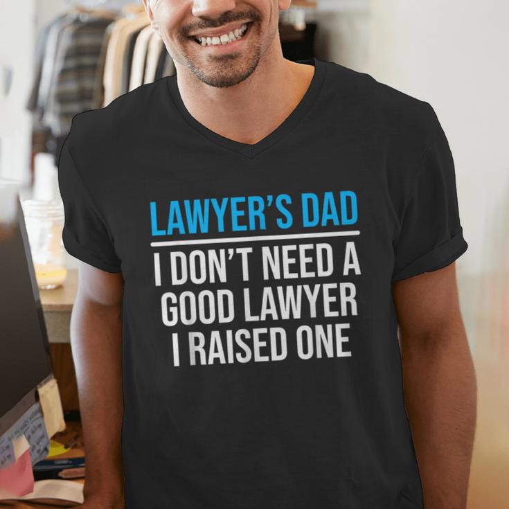 Lawyer's Dad Father Law School Graduation Men's V-Neck T-Shirt Lawyer's Dad Father Law School Graduation Men's V-Neck T-Shirt