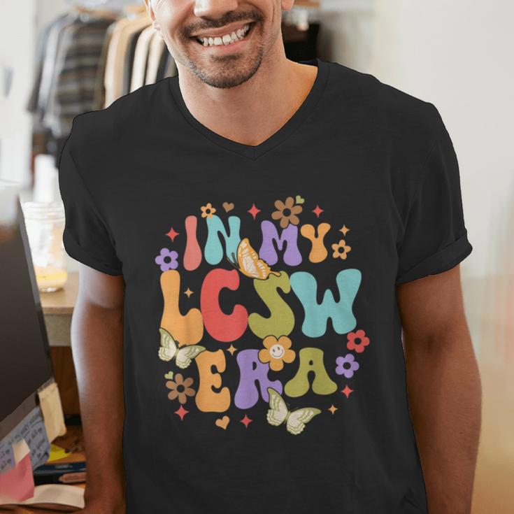 LCSW Grad Social Worker Graduation In My LCSW Era Men's V-Neck T-Shirt