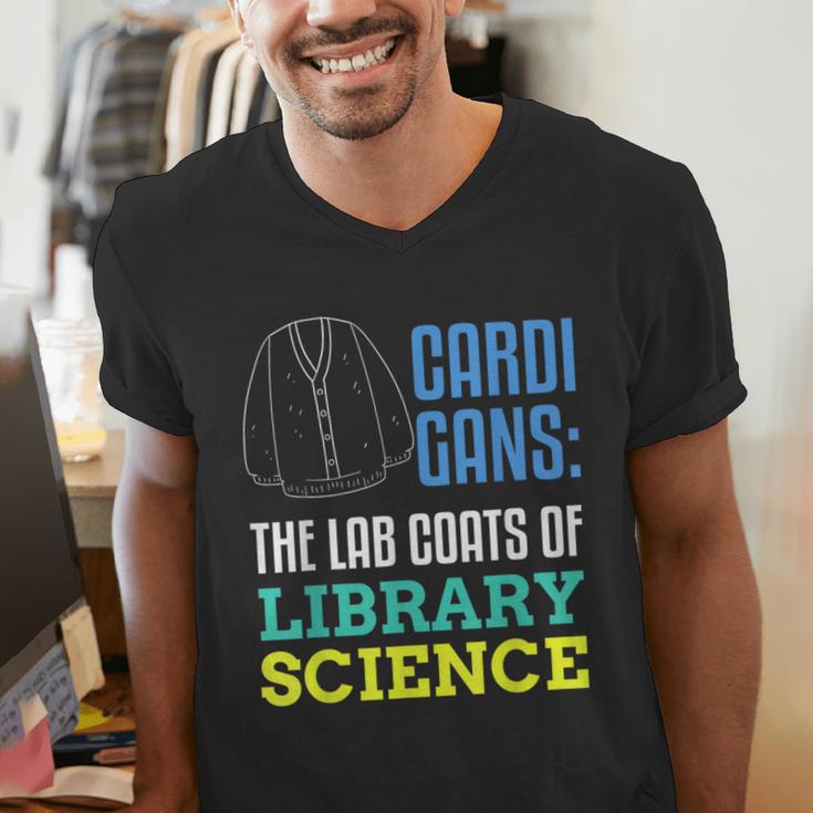 Librarian Library Science Major Masters Degree Graduation Men's V-Neck T-Shirt
