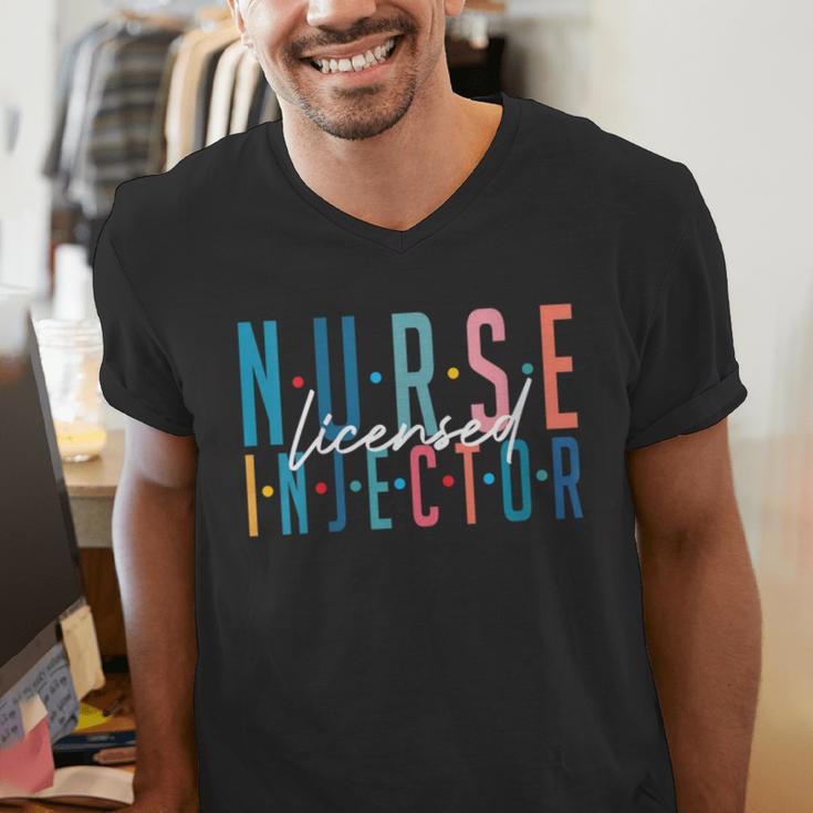 Licensed Nurse Injector Graduation Nurse Injector Men's V-Neck T-Shirt