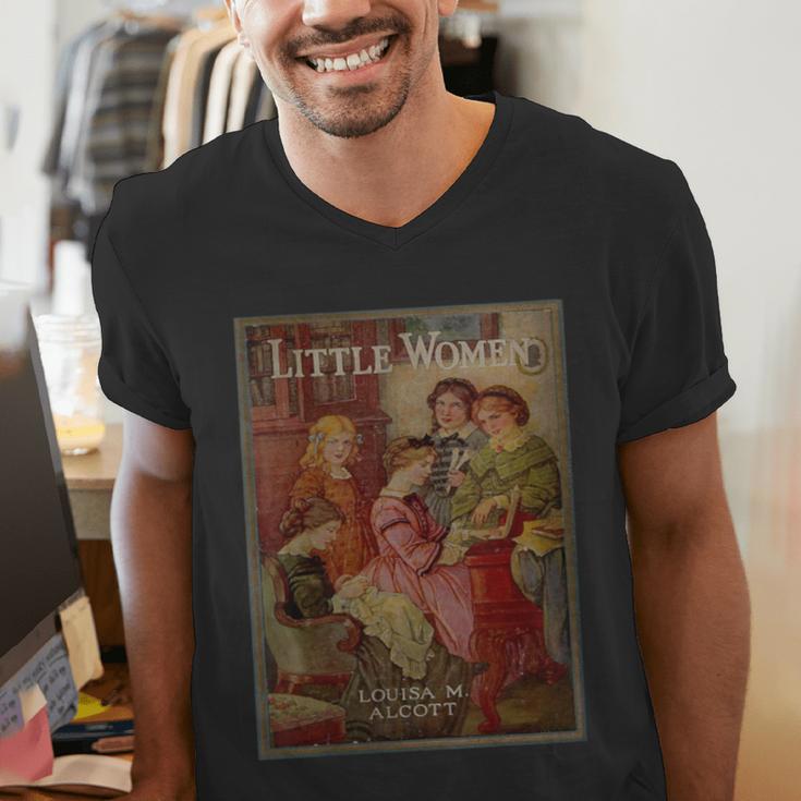 Little Women Book Cover Men's V-Neck T-Shirt