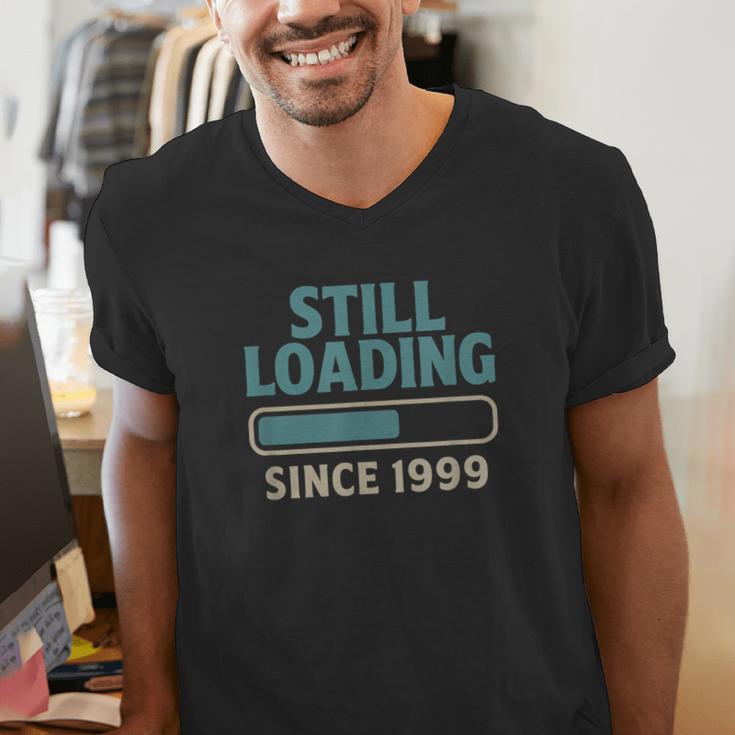 Still Loading Since 1999 Retro Tech Nostalgia Men's V-Neck T-Shirt