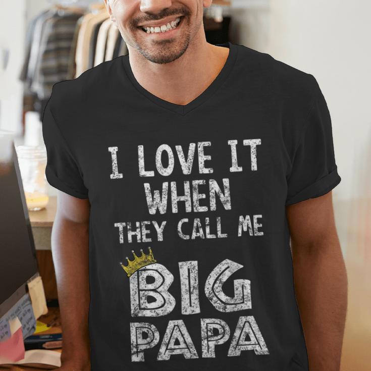i Love It When You Call Me Big Papa Shirt Hip Hop Rap Dad Men's V-Neck T-Shirt i Love It When You Call Me Big Papa Shirt Hip Hop Rap Dad Men's V-Neck T-Shirt