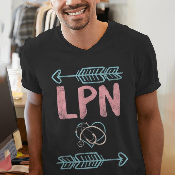 LPN Licensed Practical Nurse Graduation Nursing Nurses Week Men's V-Neck T-Shirt