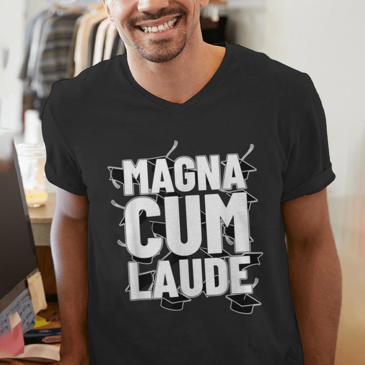Magna Cum Laude Graduation Men's V-Neck T-Shirt