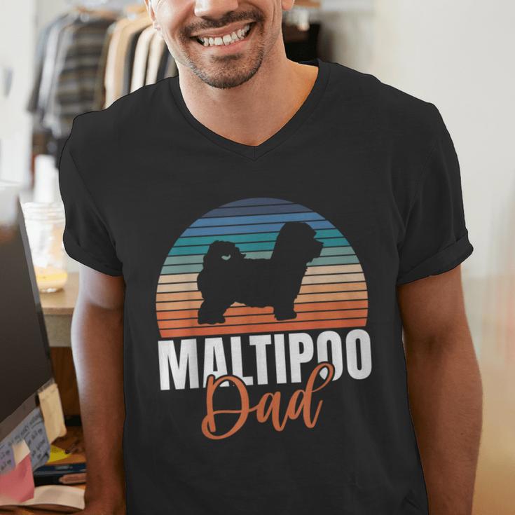Maltipoo Dad Men's V-Neck T-Shirt