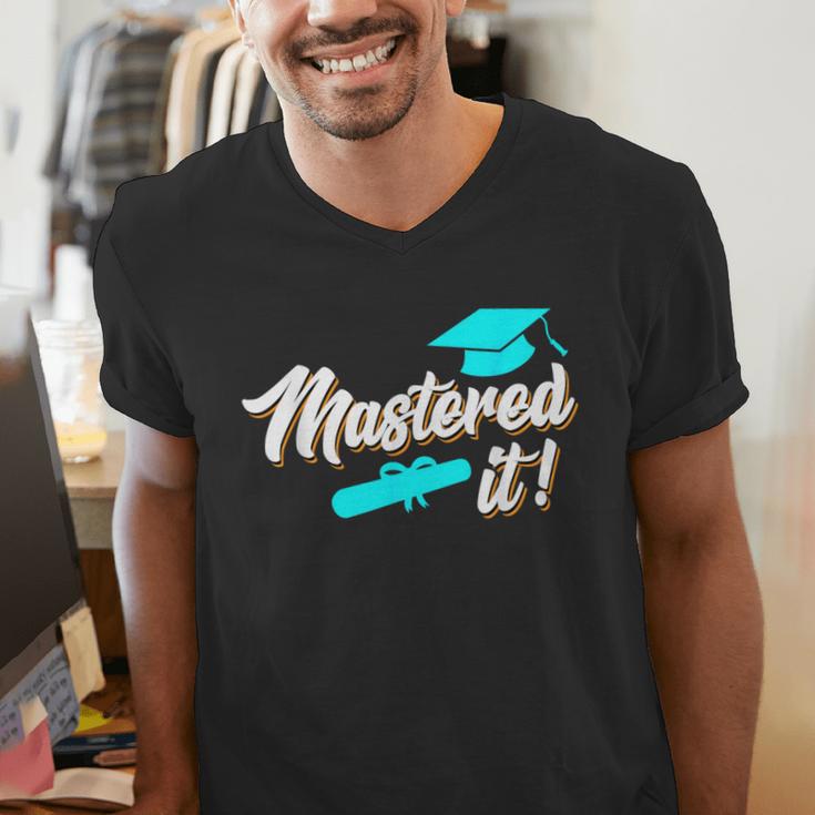 Mastered It Master Graduation Man Master 2026 Men's V-Neck T-Shirt