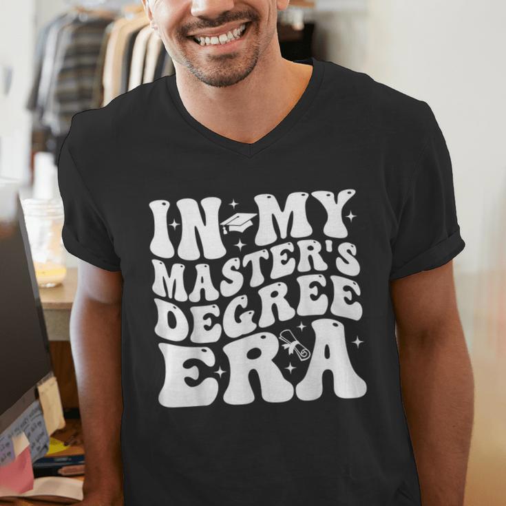 In My Master's Degree Era Graduation Master Degree Men's V-Neck T-Shirt
