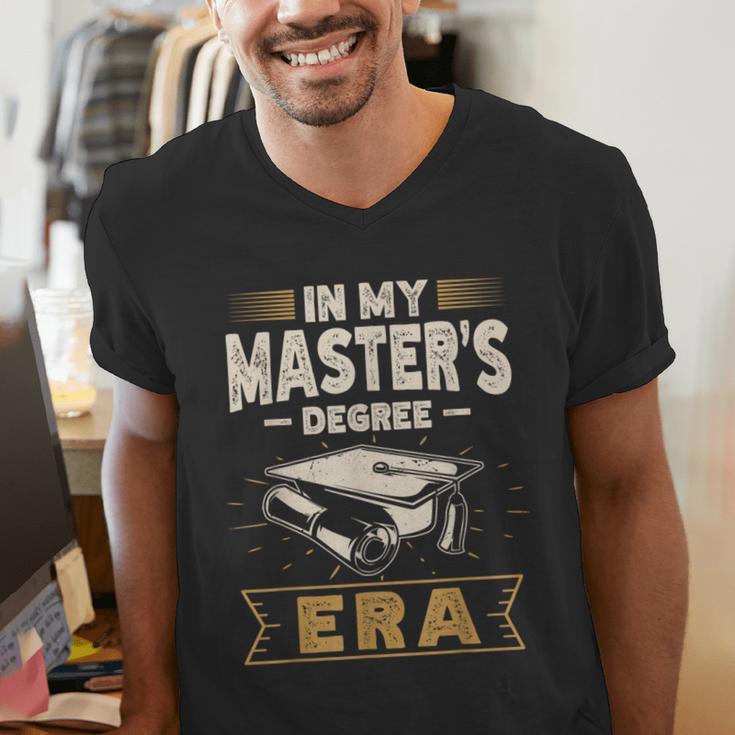 Master’s Degree Era MBA Masters Degree Graduation Men's V-Neck T-Shirt