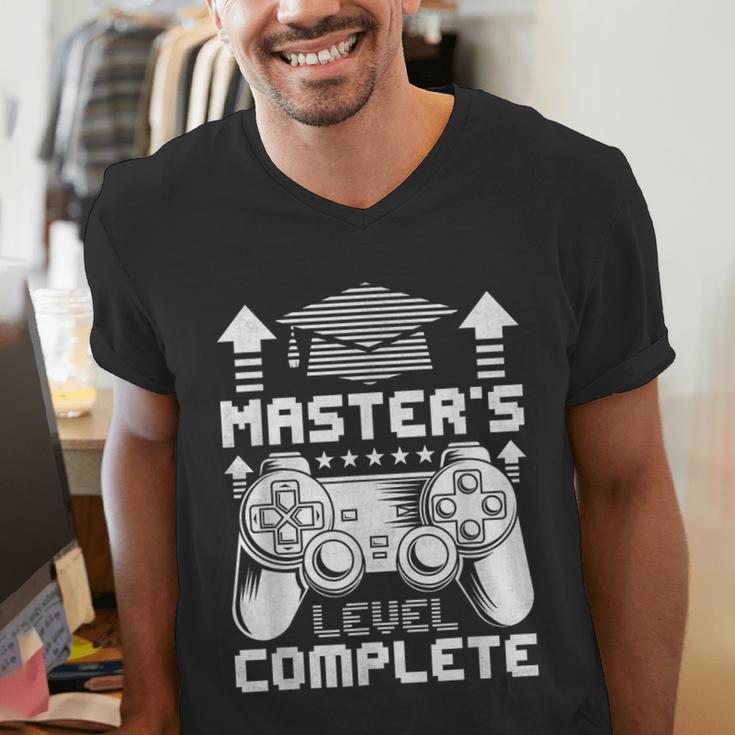 Master's Level Complete College Graduation Men's V-Neck T-Shirt