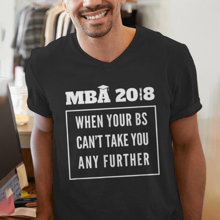 MBA 2018 Graduation Men's V-Neck T-Shirt