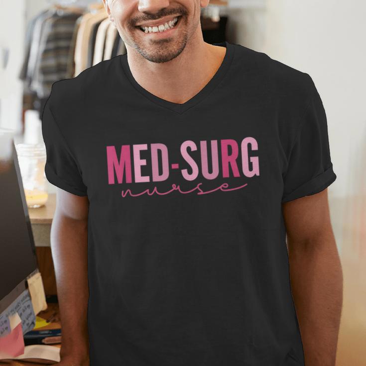 Med Surg Nurse Appreciation Nursing School Graduation Women Men's V-Neck T-Shirt