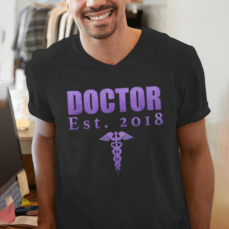 Medical Student Shirt Doctor Graduation Tshirt MD DO Degree Men's V-Neck T-Shirt