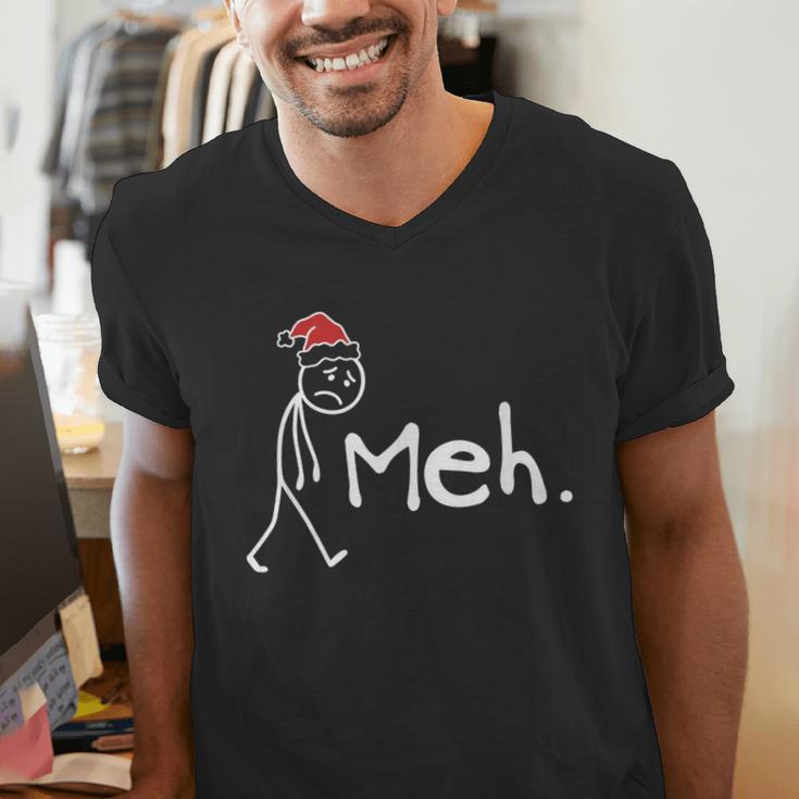 Meh Christmas Introvert Men's V-Neck T-Shirt