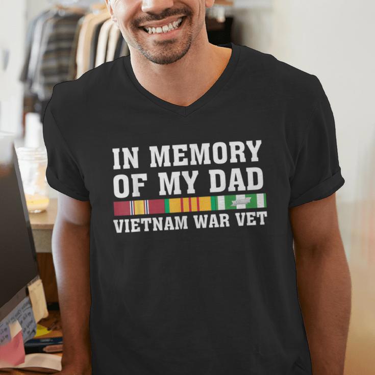 In Memory Of My Dad Vietnam Veteran Family Matching Men's V-Neck T-Shirt In Memory Of My Dad Vietnam Veteran Family Matching Men's V-Neck T-Shirt